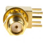 PCB Mount SMA Connector Right Angle (Jack,Female,50Ω) L20.5mm